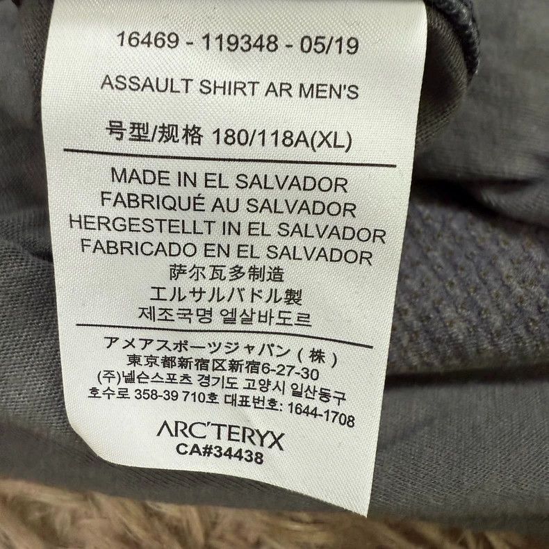 Acronym Arcteryx Assault Shirt AR Long Sleeve - dmc Size US XL / EU 56 / 4 - 6 Thumbnail