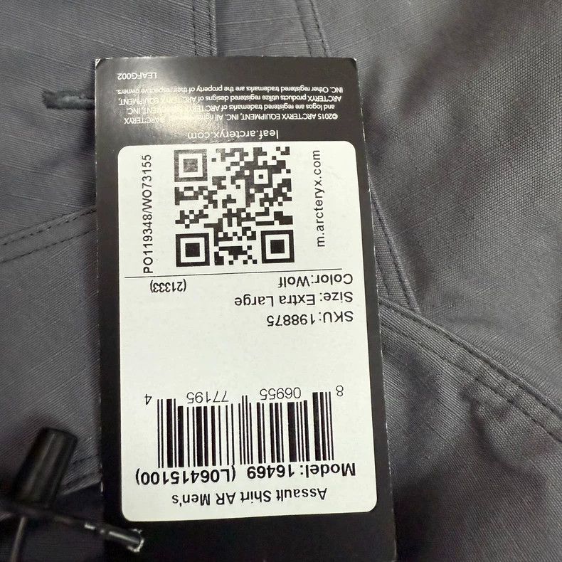 Acronym Arcteryx Assault Shirt AR Long Sleeve - dmc Size US XL / EU 56 / 4 - 2 Thumbnail