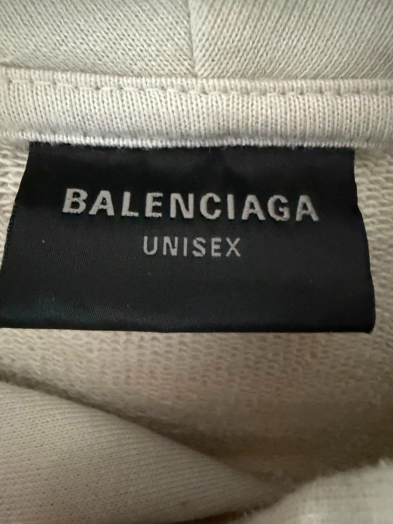 Balenciaga Balenciaga 3XL Beige Sweatshirt Hoodie - dmc Size US XXL / EU 58 / 5 - 3 Thumbnail