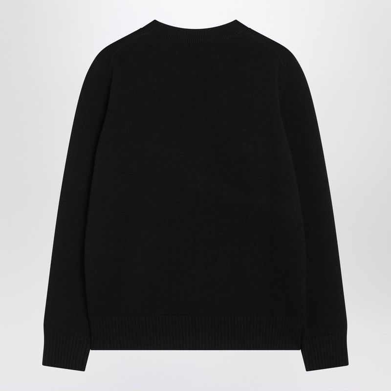 Givenchy Givenchy Black Wool And Cashmere Sweater Size S / US 4 / IT 40 - 2 Thumbnail