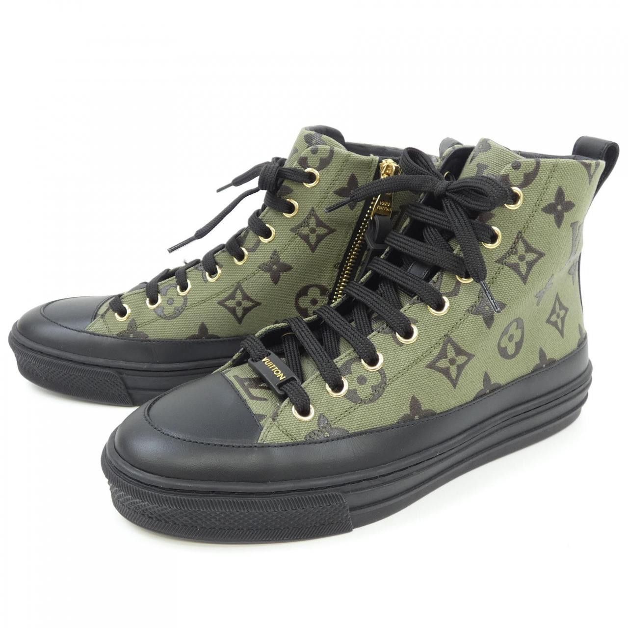 Louis Vuitton Louis Vuitton Louis Vuitton Stellar Line Sneakers Leather Shoes DUTY FREE for USA Size ONE SIZE - 3 Thumbnail
