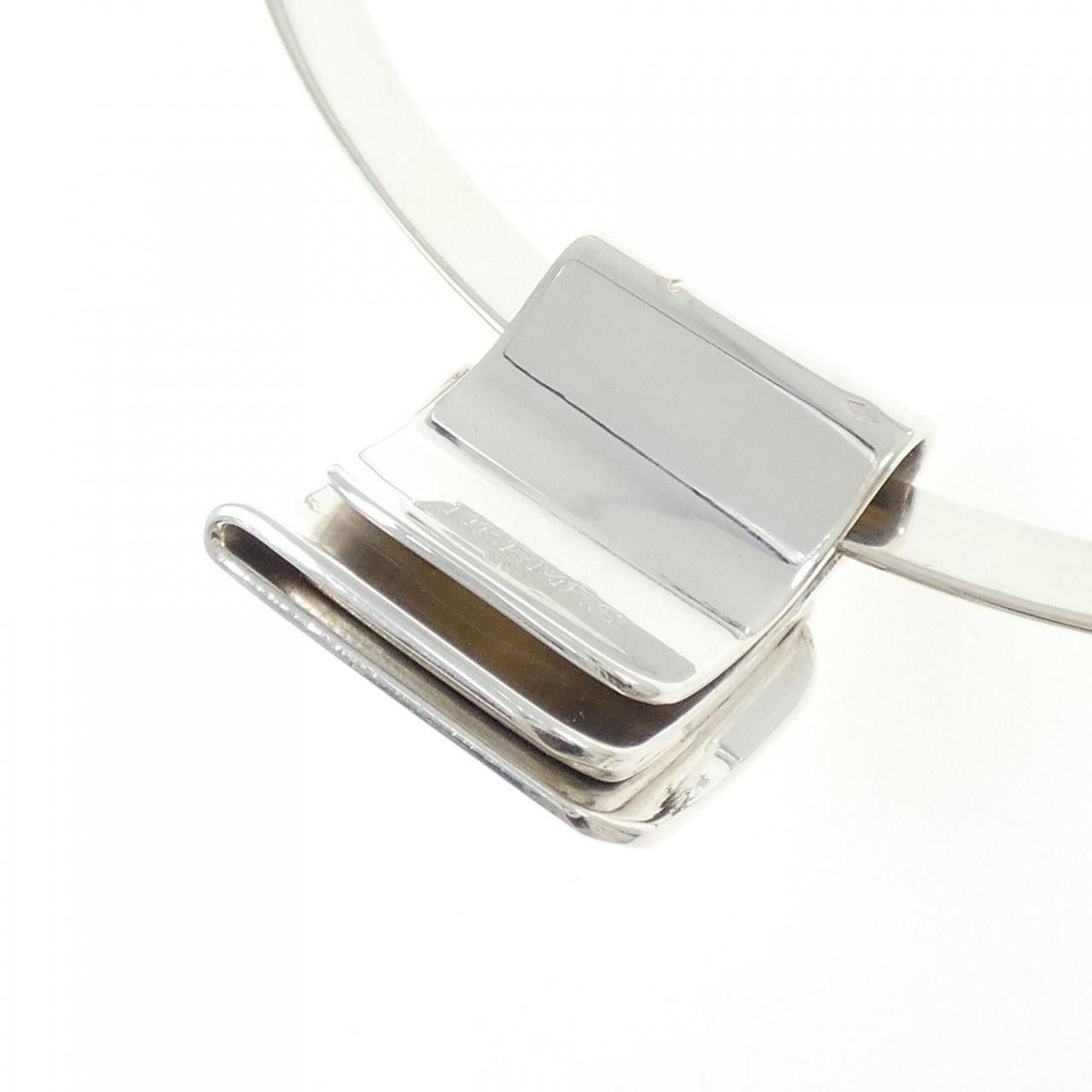 Hermes Hermes Hermes 925 Silver Necklace Metal Necklace DUTY FREE for USA Size ONE SIZE - 4 Thumbnail