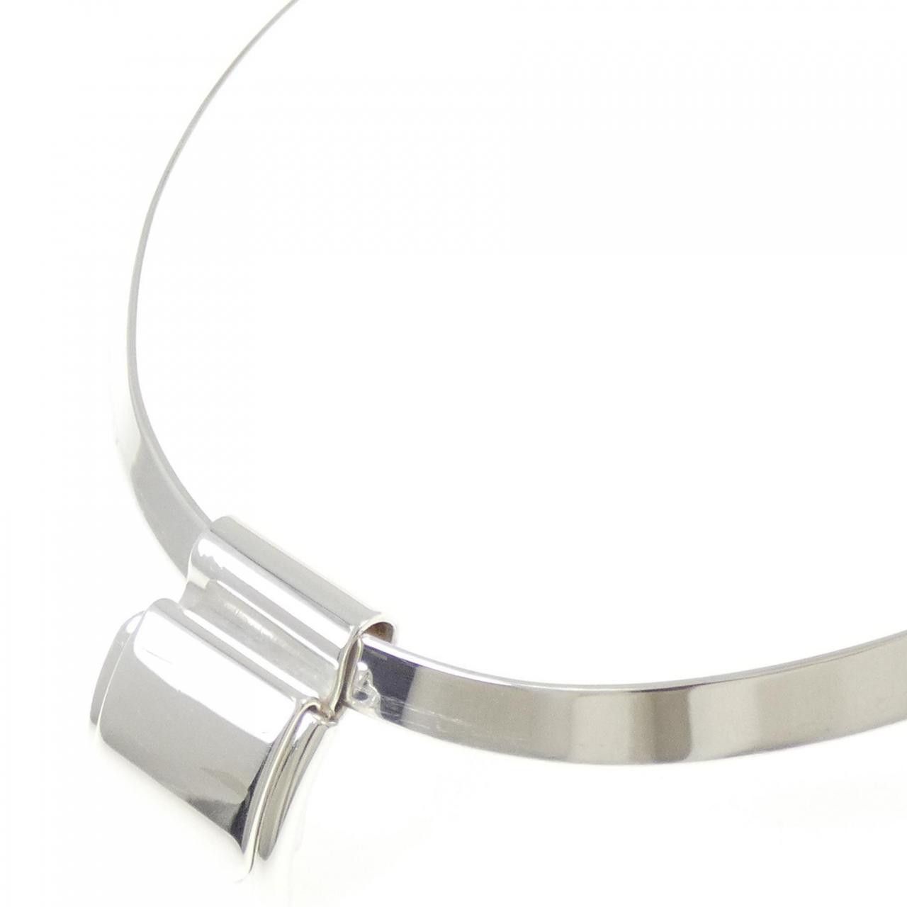 Hermes Hermes Hermes 925 Silver Necklace Metal Necklace DUTY FREE for USA Size ONE SIZE - 2 Thumbnail