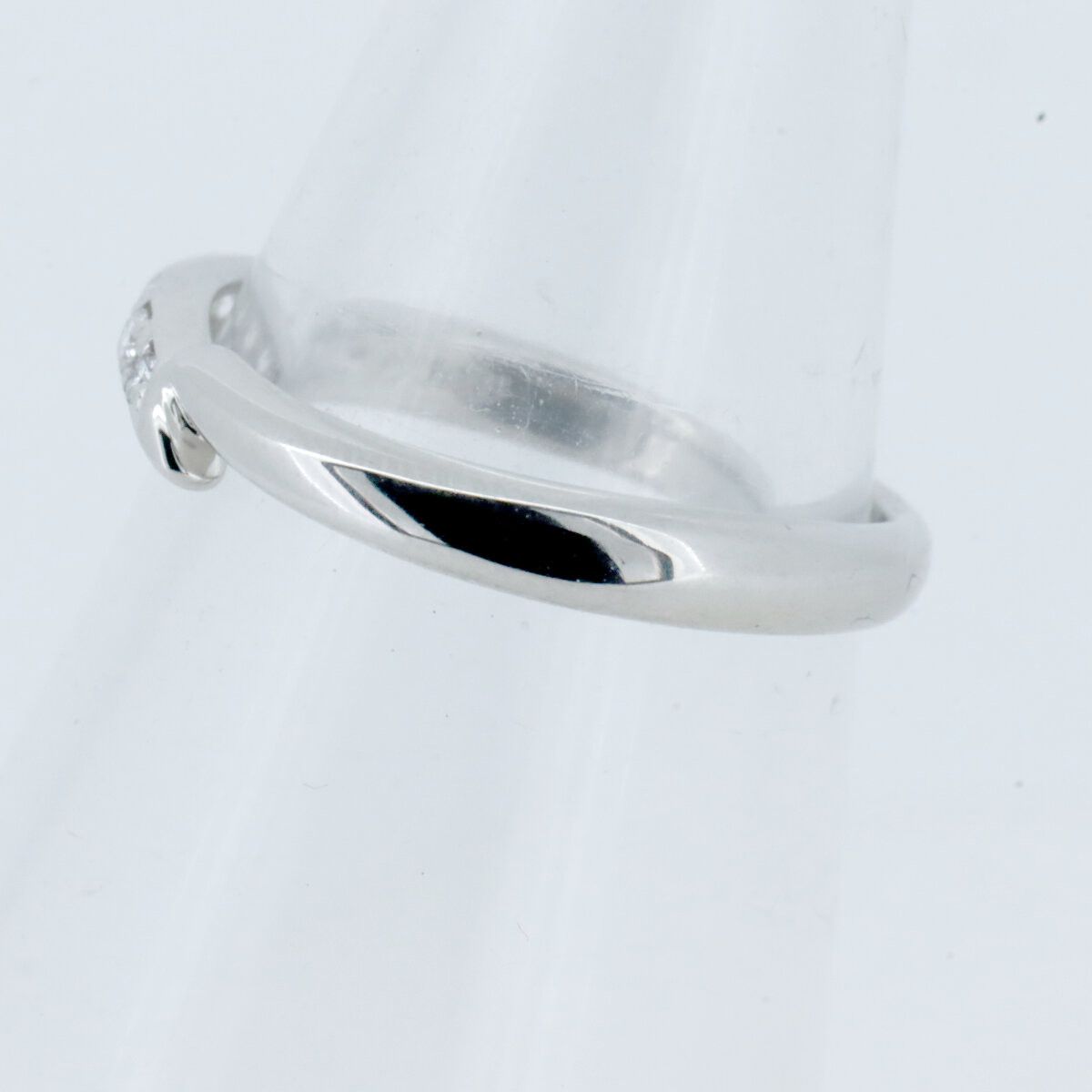 Other Tasaki Tasaki Pt1000 Diamond Ring Metal Ring DUTY FREE for USA Size ONE SIZE - 3 Thumbnail