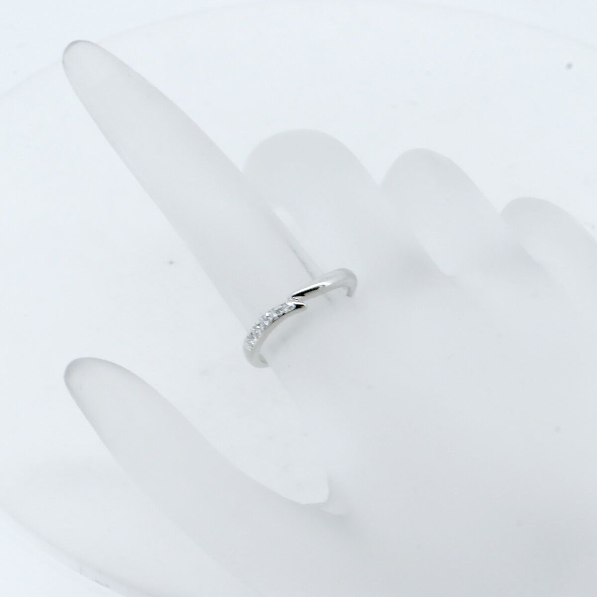Other Tasaki Tasaki Pt1000 Diamond Ring Metal Ring DUTY FREE for USA Size ONE SIZE - 7 Thumbnail
