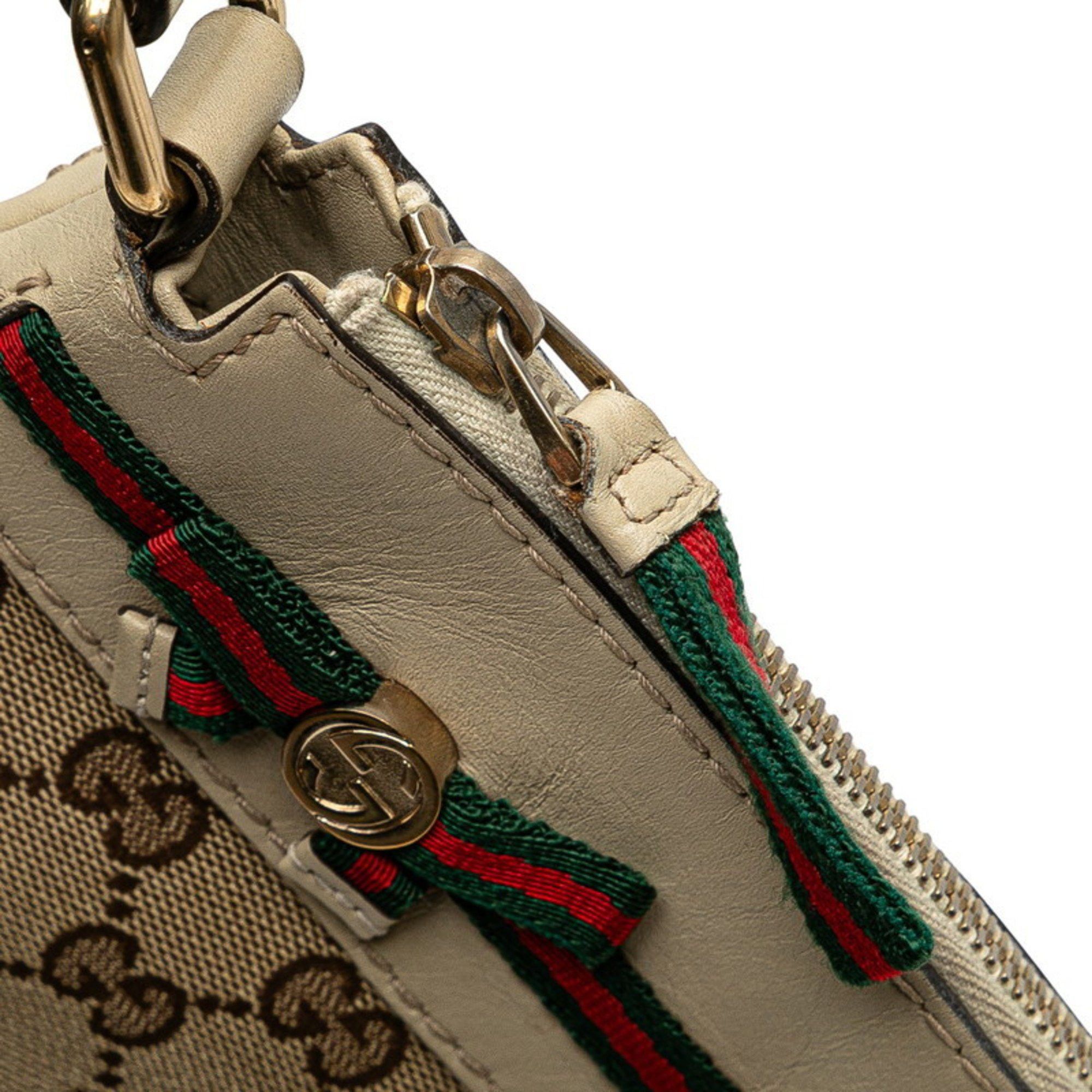Gucci Gucci GG Canvas Mayfair Shoulder Bag 257065 Beige and Leather Women's GUCCI Size ONE SIZE - 6 Thumbnail