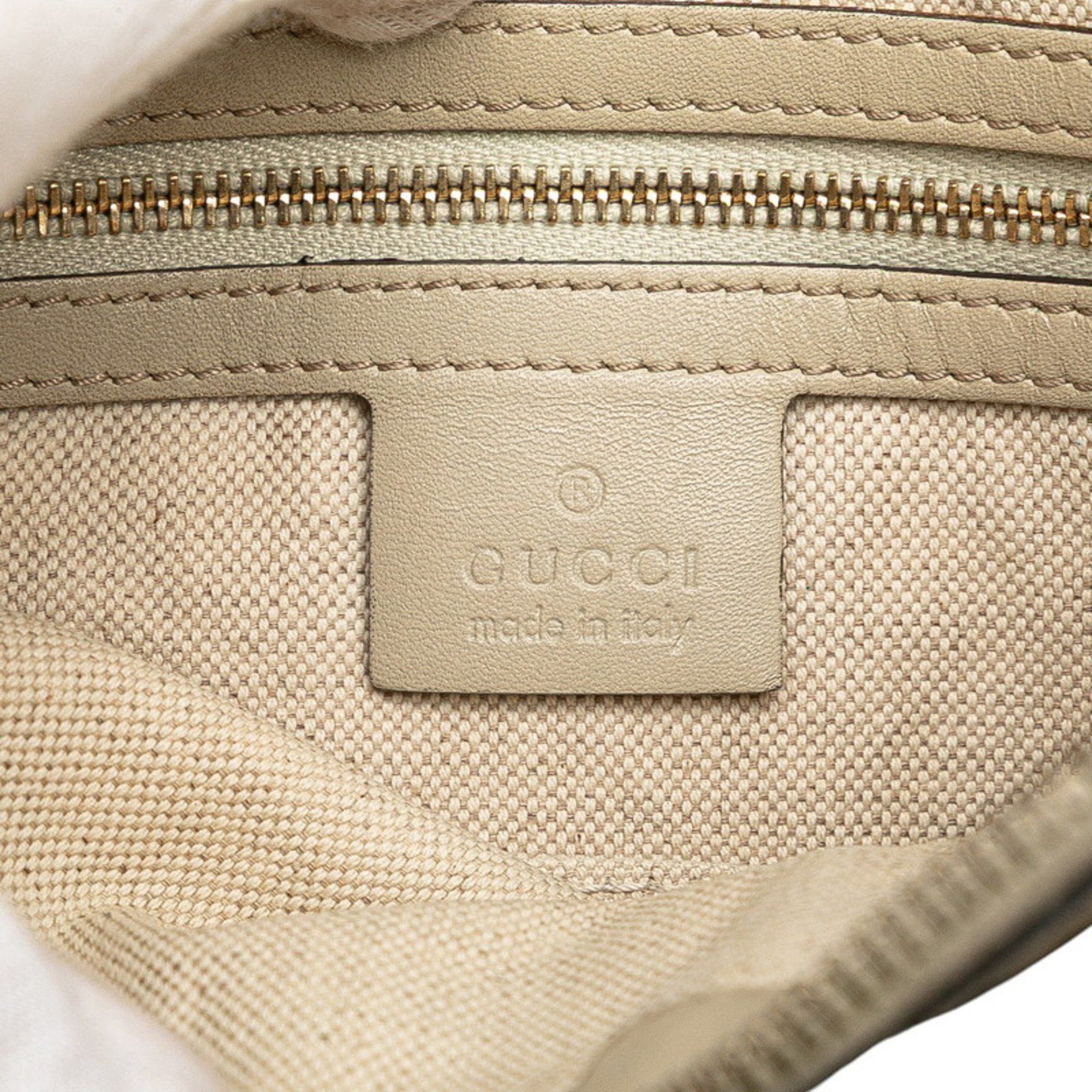 Gucci Gucci GG Canvas Mayfair Shoulder Bag 257065 Beige and Leather Women's GUCCI Size ONE SIZE - 8 Thumbnail
