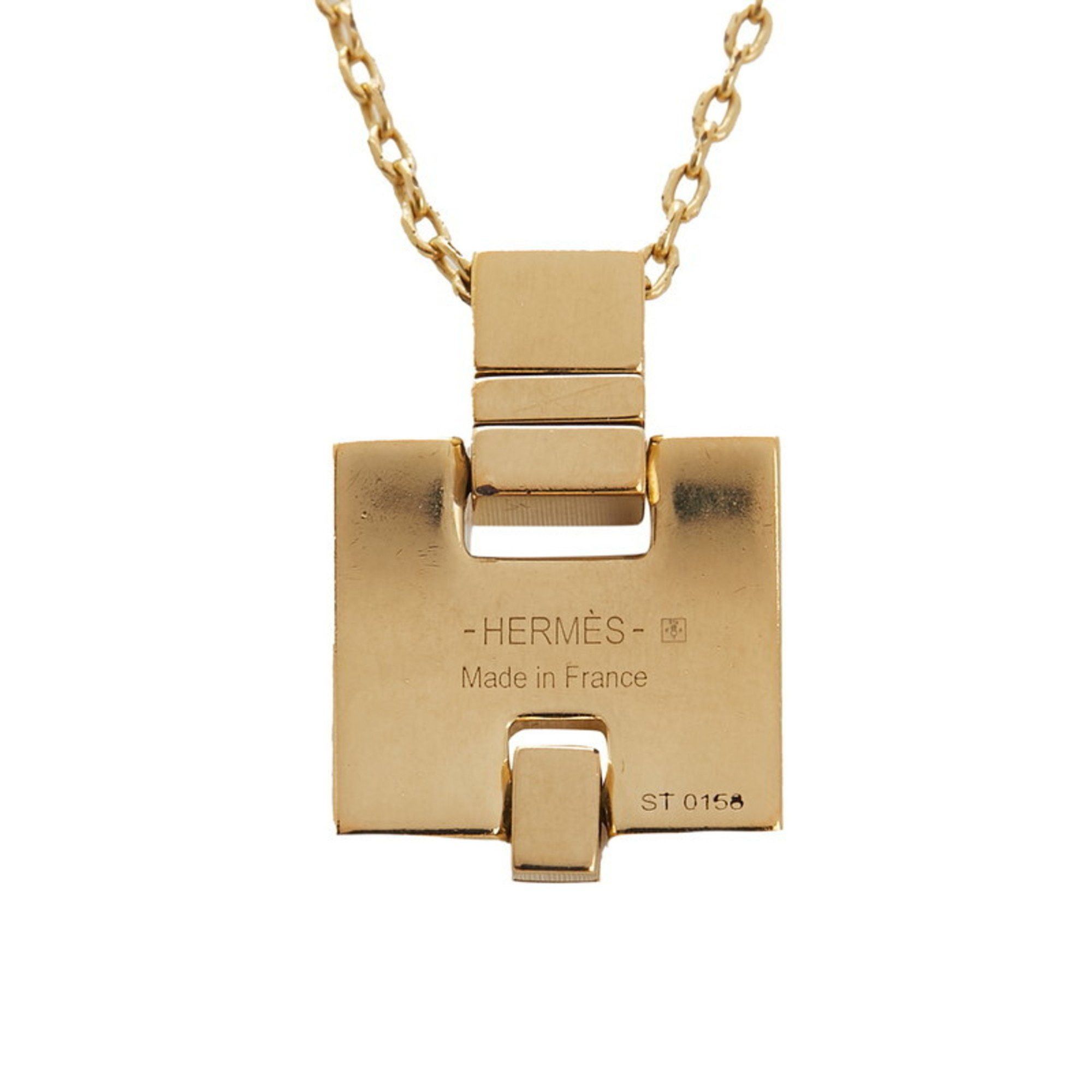 Hermes Hermes Eileen Necklace Gold White Plated Women's HERMES Size ONE SIZE - 3 Thumbnail