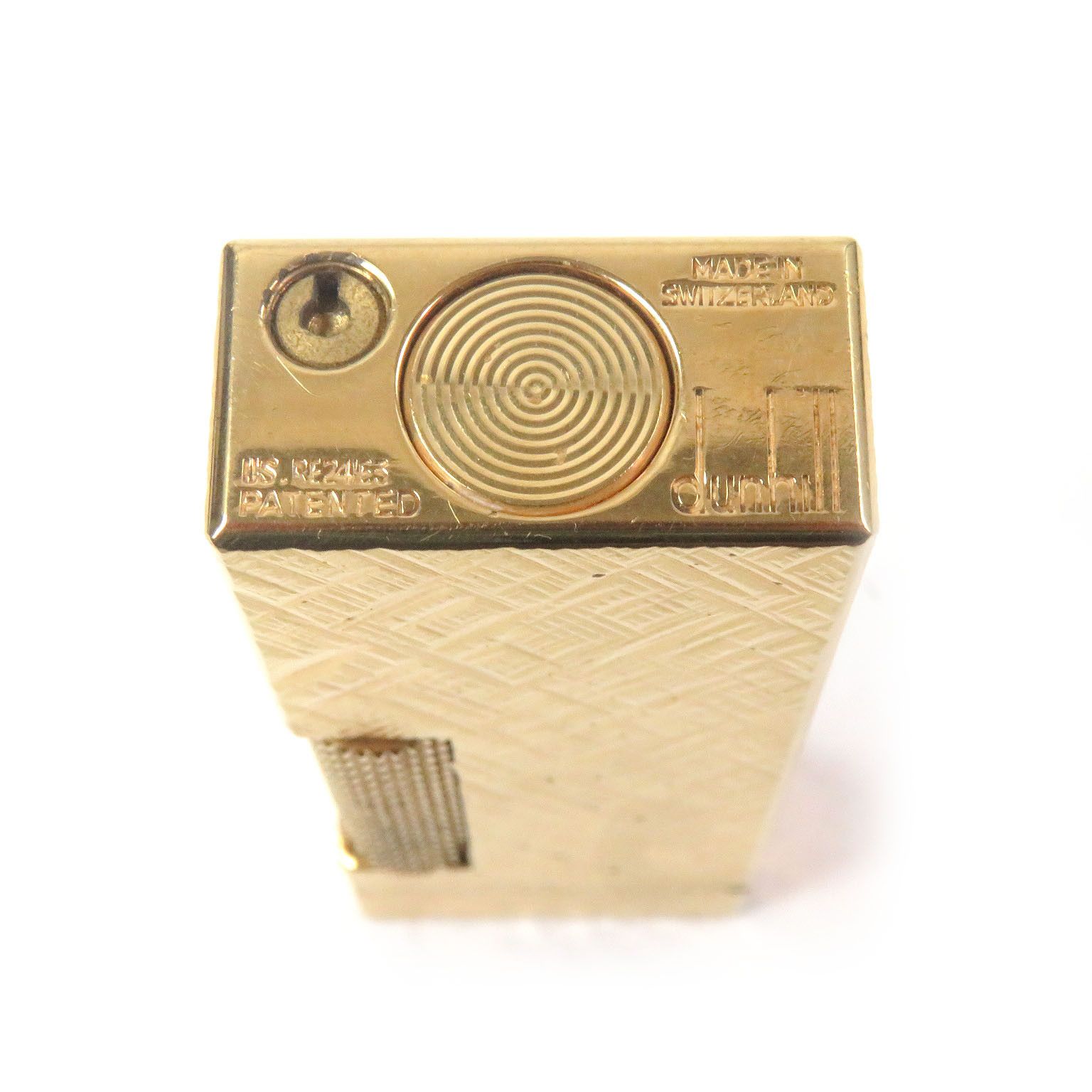 Other Dunhill Dunhill Crosscut Square Lighter Metal Lighter DUTY FREE for USA Size ONE SIZE - 6 Thumbnail