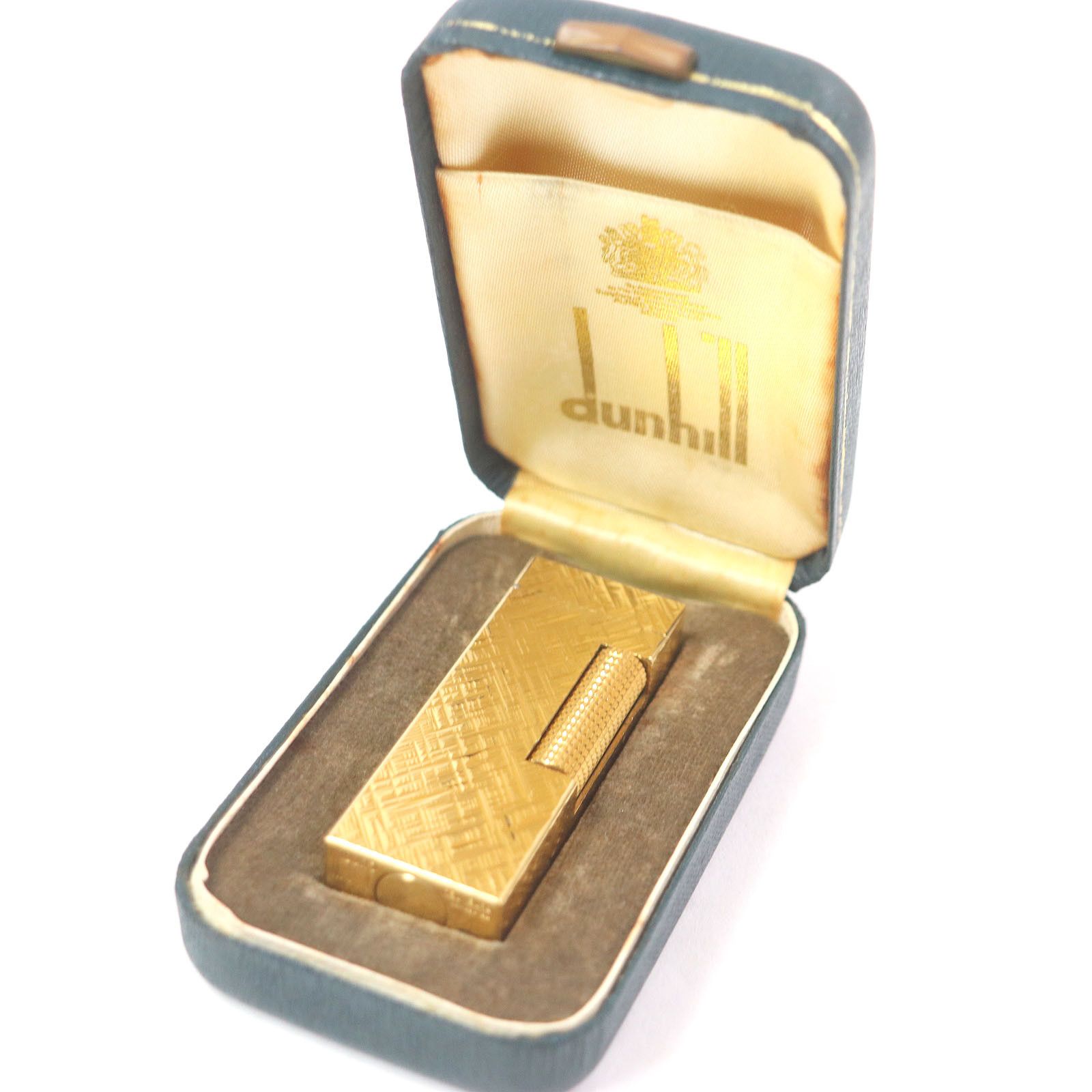 Other Dunhill Dunhill Crosscut Square Lighter Metal Lighter DUTY FREE for USA Size ONE SIZE - 2 Thumbnail
