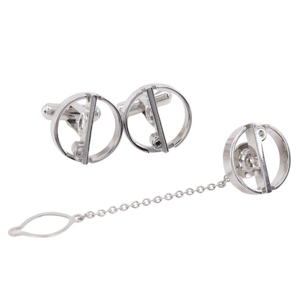 Other Dunhill Dunhill d Logo Cufflinks Tie Tack Set Metal Accessory Set Metal Cufflinks DUTY FREE for USA Size ONE SIZE - 2 Thumbnail