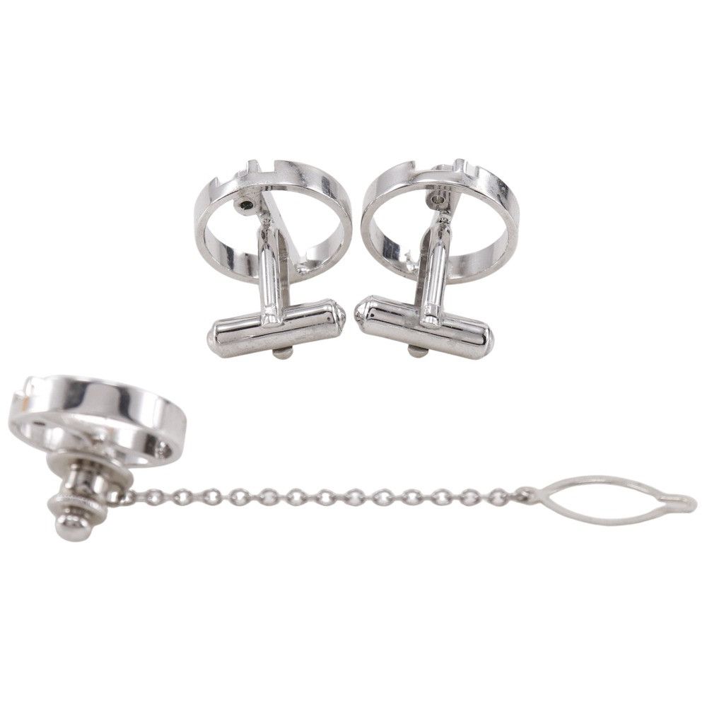 Other Dunhill Dunhill d Logo Cufflinks Tie Tack Set Metal Accessory Set Metal Cufflinks DUTY FREE for USA Size ONE SIZE - 3 Thumbnail