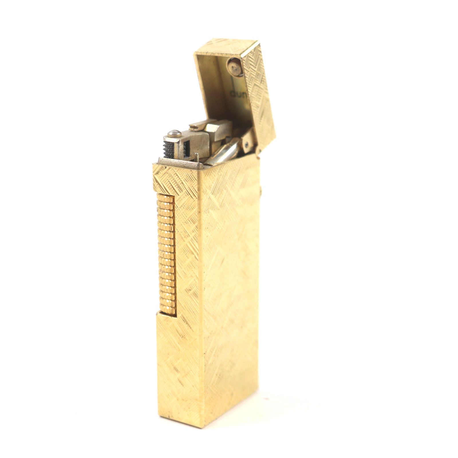 Other Dunhill Dunhill Square All-over Pattern Lighter Metal Lighter DUTY FREE for USA Size ONE SIZE - 4 Thumbnail