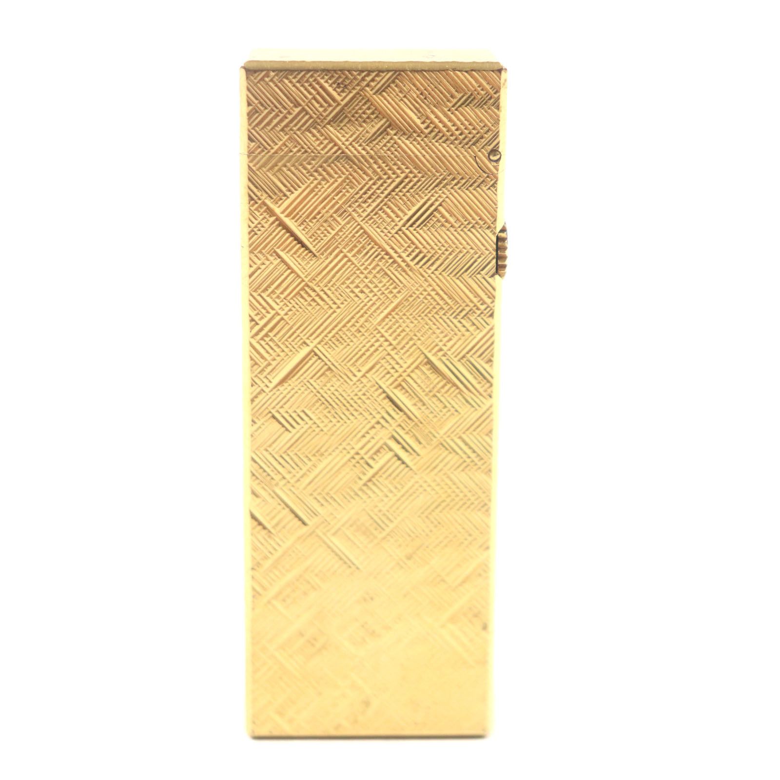 Other Dunhill Dunhill Square All-over Pattern Lighter Metal Lighter DUTY FREE for USA Size ONE SIZE - 2 Thumbnail