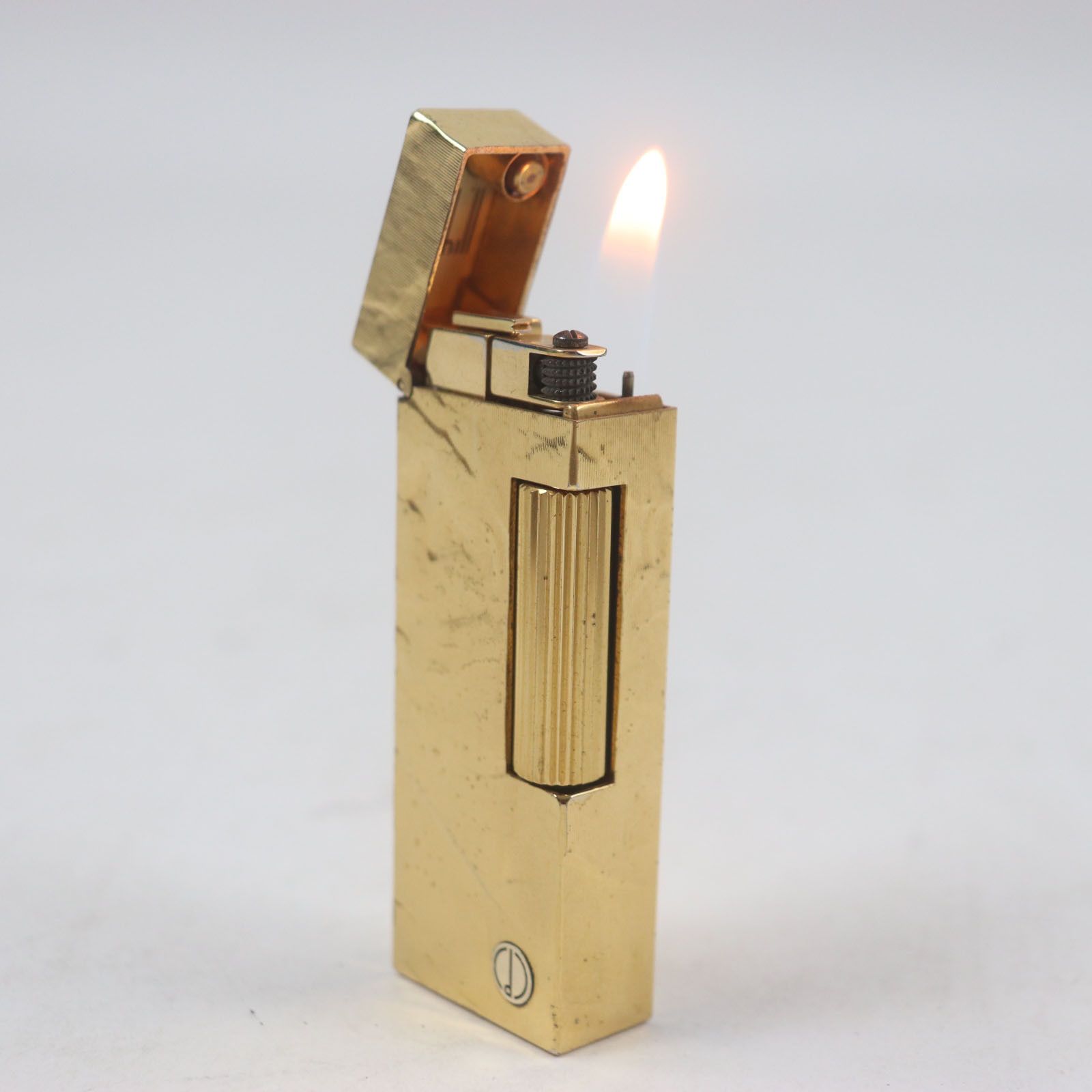 Other Dunhill Dunhill Square All-over Pattern Lighter Metal Lighter DUTY FREE for USA Size ONE SIZE - 3 Thumbnail