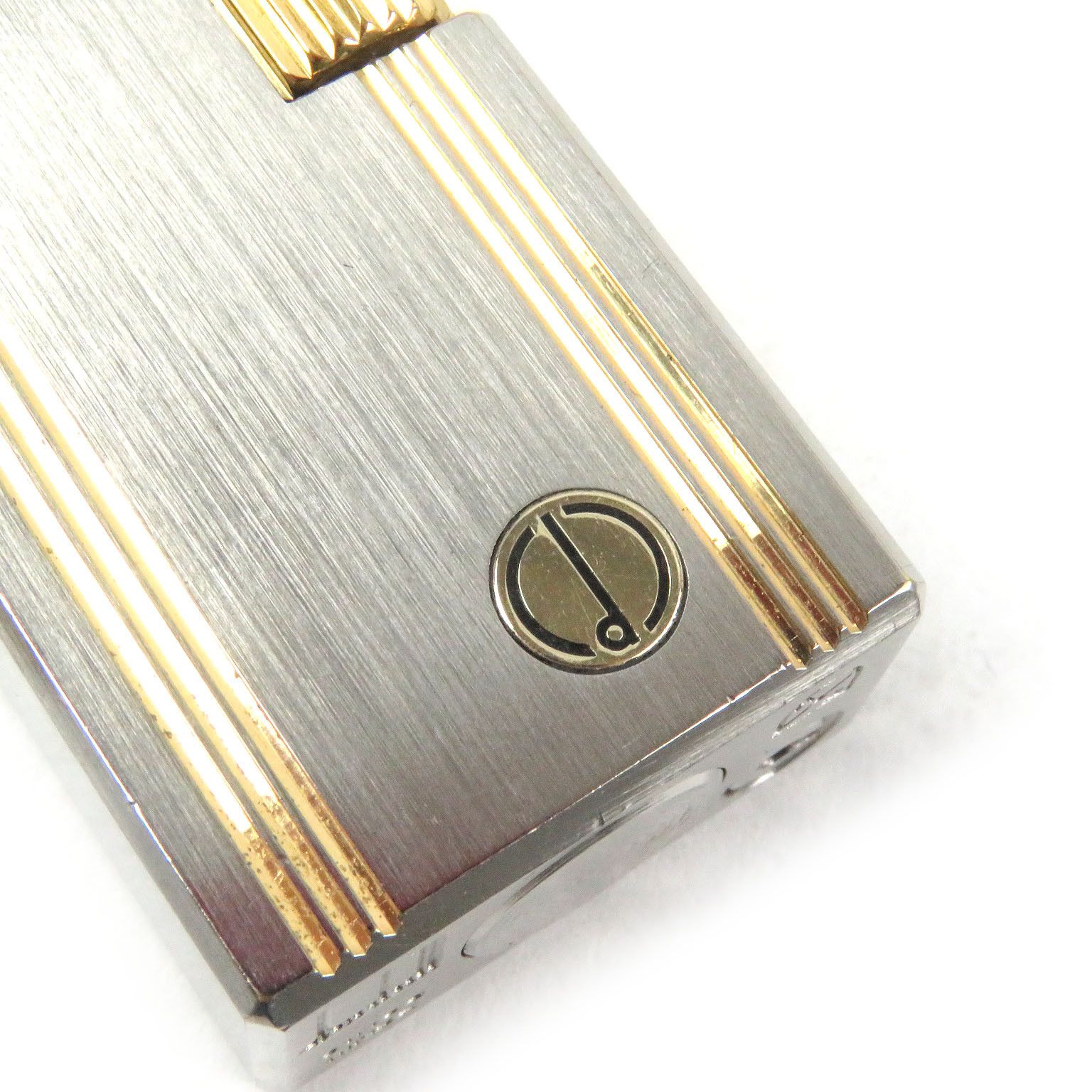 Other Dunhill Dunhill Striped Logo Square Lighter Metal Lighter DUTY FREE for USA Size ONE SIZE - 6 Thumbnail