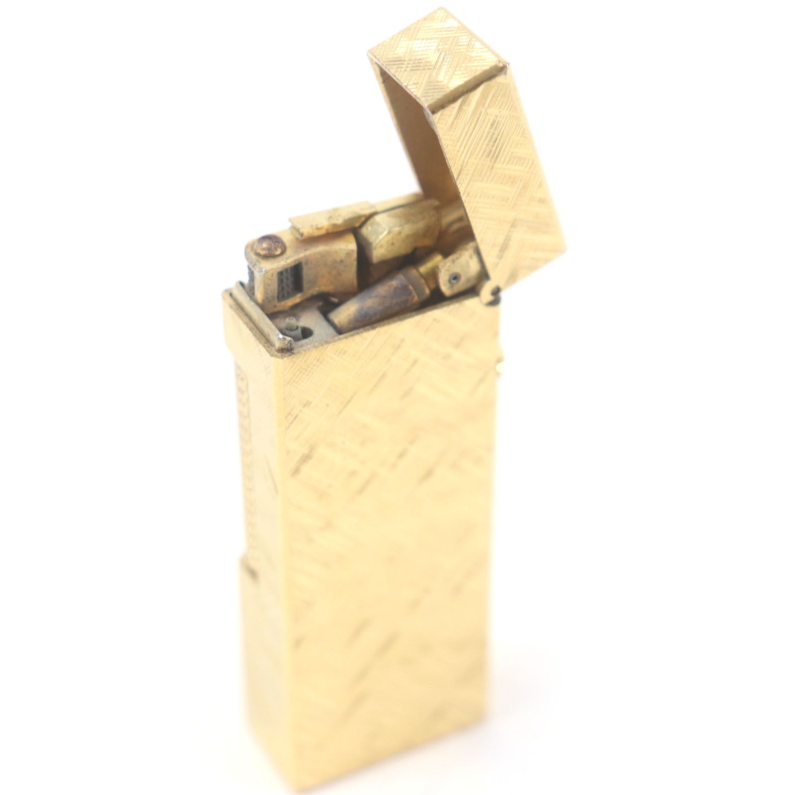 Other Dunhill Dunhill Crosscut Pattern Lighter Metal Lighter DUTY FREE for USA Size ONE SIZE - 4 Thumbnail