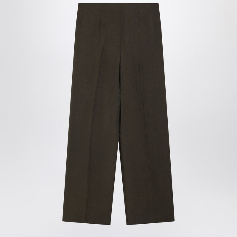 Fendi Fendi Green Wool And Mohair Trousers Size 28" / US 6 / IT 42 - 2 Thumbnail