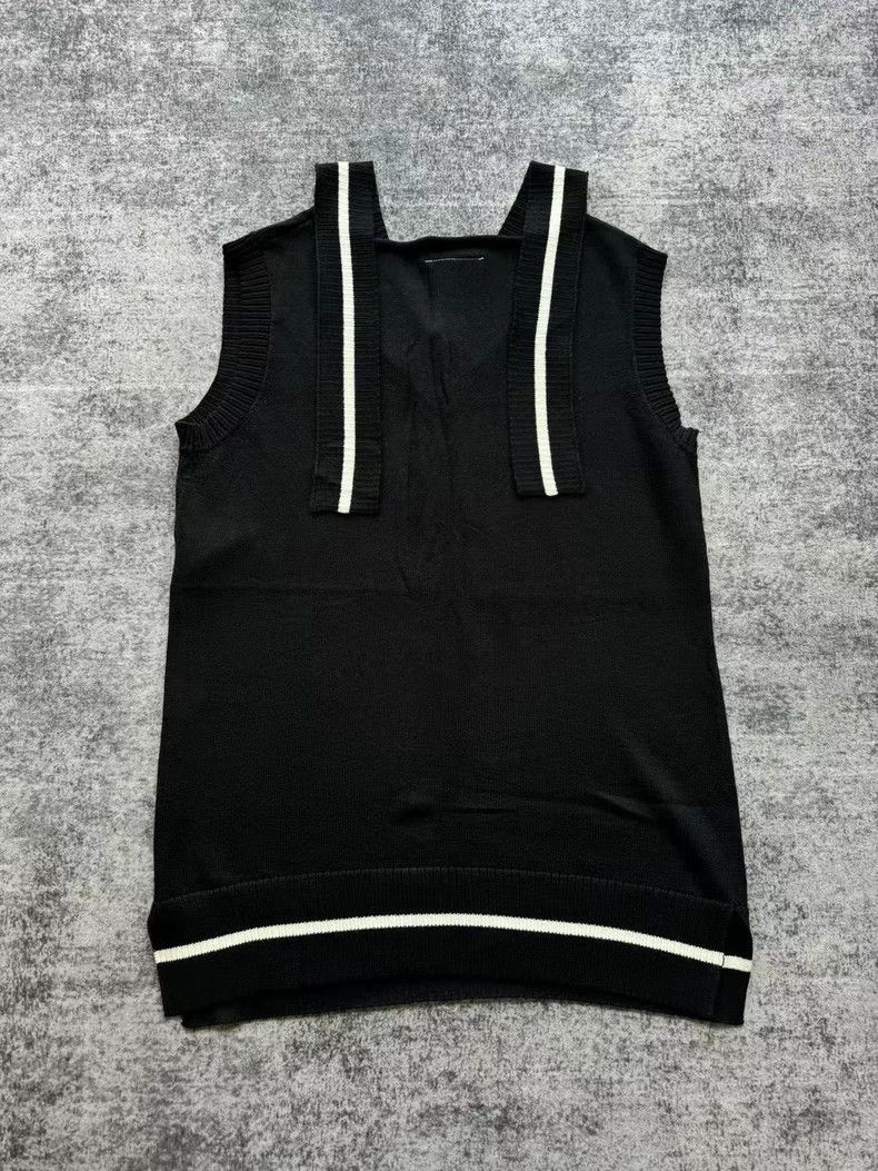 Maison Margiela Maison Margiela Black Knit Vest Dress-yf Size US 30 / EU 46 - 2 Thumbnail