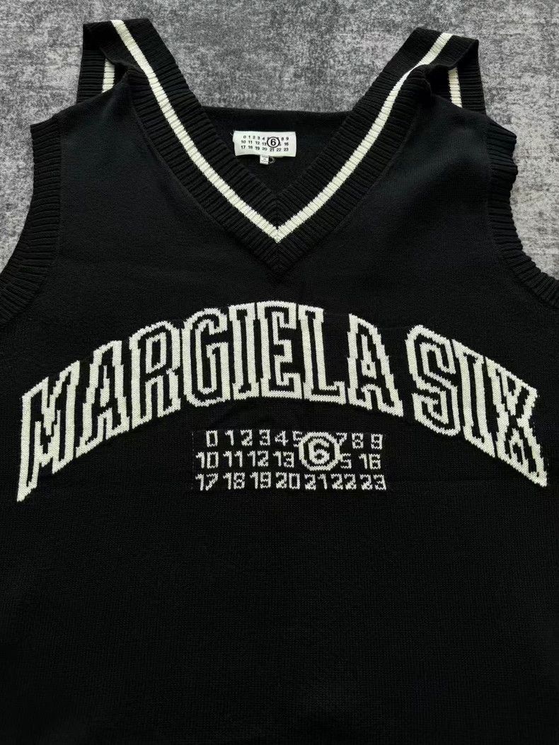 Maison Margiela Maison Margiela Black Knit Vest Dress-yf Size US 30 / EU 46 - 3 Thumbnail