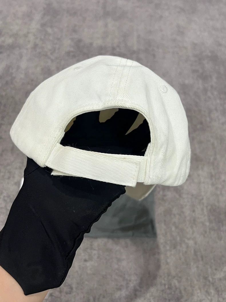 Balenciaga Balenciaga White Logo Baseball Cap-yf Size ONE SIZE - 3 Thumbnail