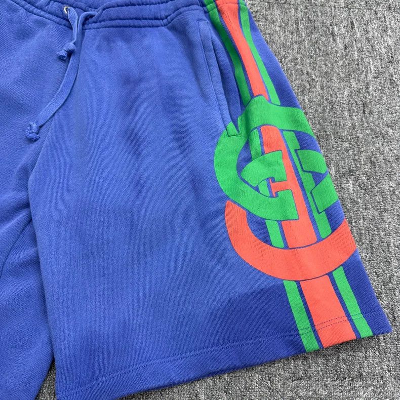 Gucci Gucci Washed Distressed Print Shorts-yf Size US 30 / EU 46 - 3 Thumbnail