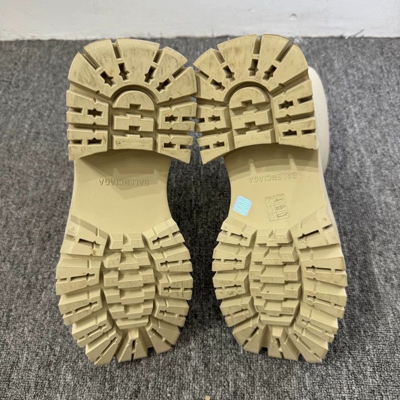 Balenciaga Balenciaga Beige Rubber Boots-yf Size US 5 / EU 37 - 4 Thumbnail