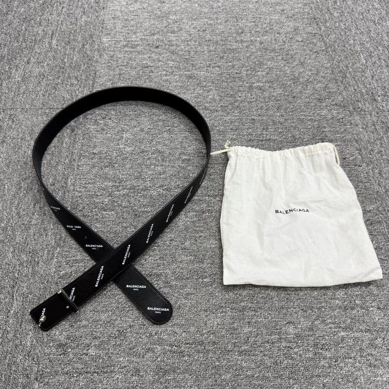 Balenciaga Balenciaga Printed Belt with Logo-yf Size ONE SIZE - 2 Thumbnail
