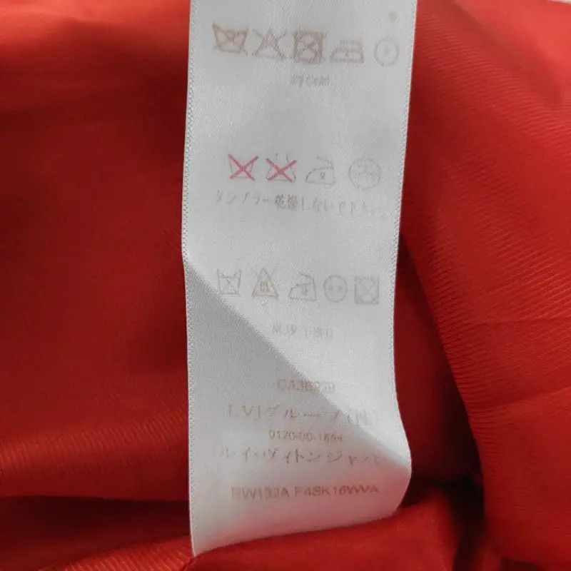 Louis Vuitton Louis Vuitton Red Wool Summer Skirt 0089 Size 28" / US 6 / IT 42 - 4 Thumbnail