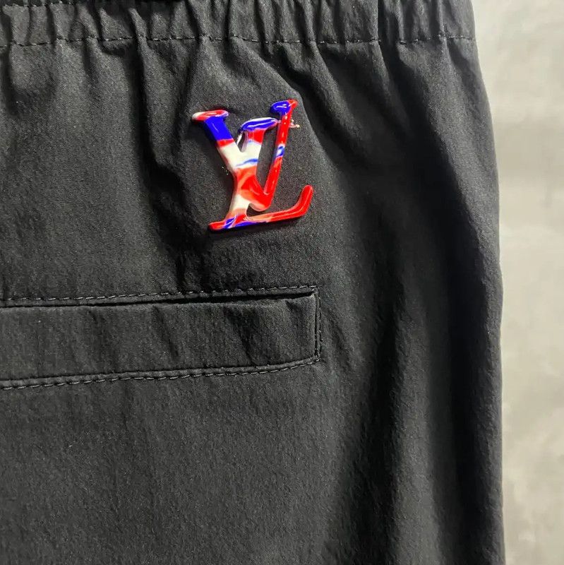 Louis Vuitton Louis Vuitton Black Men's Casual Pants 0089 Size US 34 / EU 50 - 4 Thumbnail