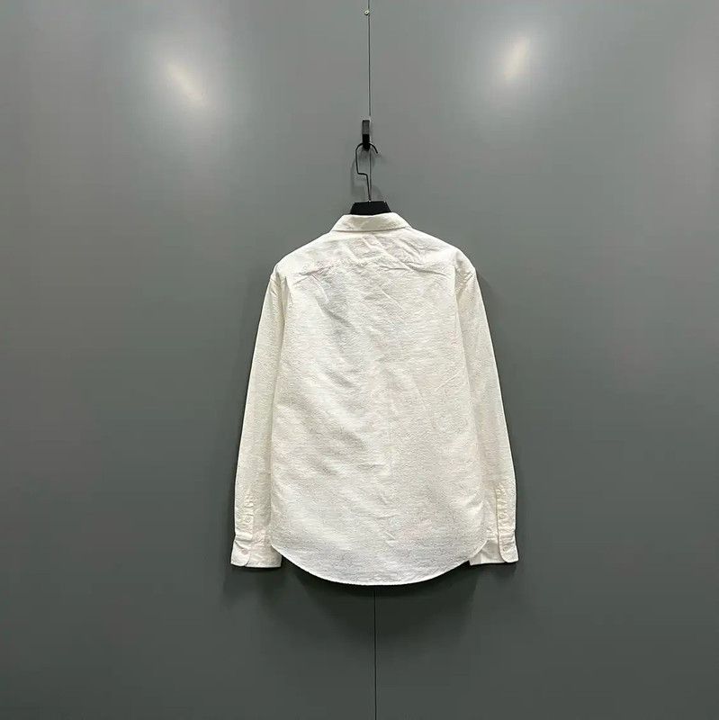 Louis Vuitton Louis Vuitton Long Sleeve White Cotton Shirt 0089 Size US M / EU 48-50 / 2 - 4 Thumbnail