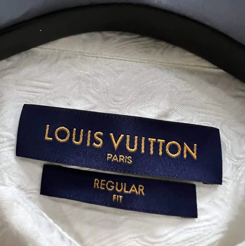 Louis Vuitton Louis Vuitton Long Sleeve White Cotton Shirt 0089 Size US M / EU 48-50 / 2 - 3 Thumbnail
