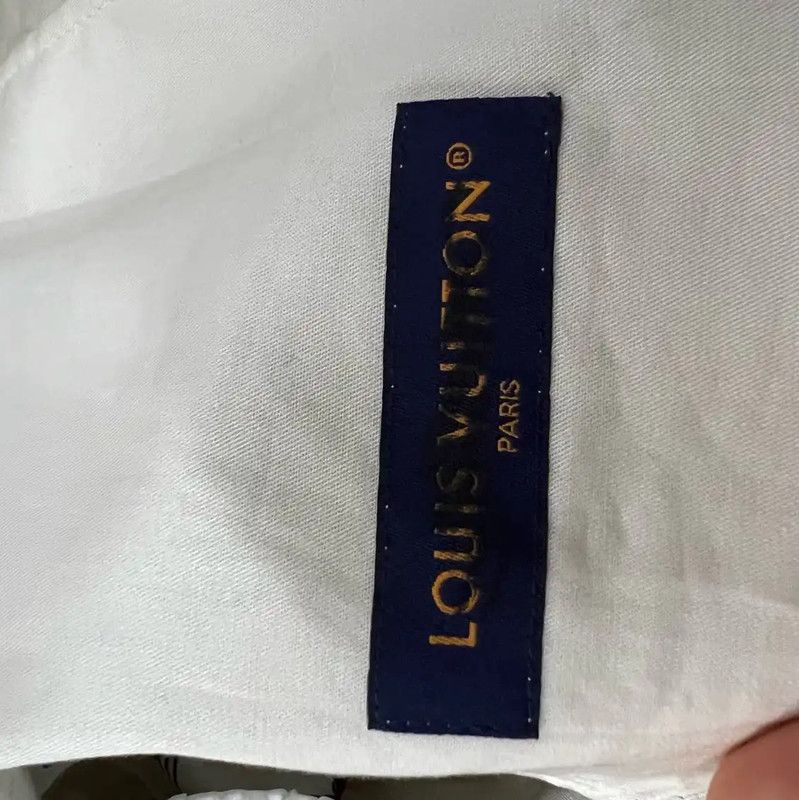 Louis Vuitton Louis Vuitton White Cotton Casual Pants for Men 0089 Size US 30 / EU 46 - 3 Thumbnail