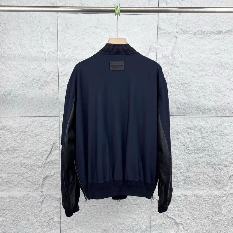 Louis Vuitton Louis Vuitton Navy Cotton Men's Jacket 0089 Size US M / EU 48-50 / 2 - 2 Thumbnail
