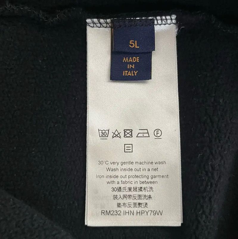 Louis Vuitton Louis Vuitton Black Knit Sweater for Men 0089 Size US XXL / EU 58 / 5 - 5 Thumbnail