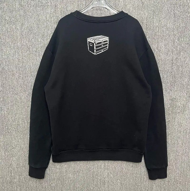 Louis Vuitton Louis Vuitton Black Knit Sweater for Men 0089 Size US XXL / EU 58 / 5 - 2 Thumbnail
