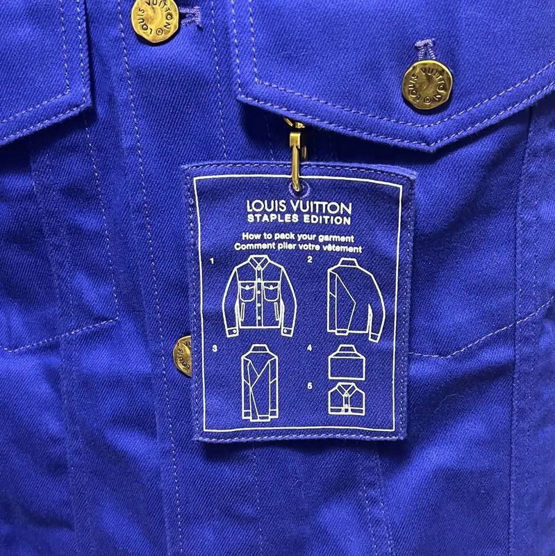 Louis Vuitton Louis Vuitton Men's Dark Blue Cotton Jacket 0089 Size US M / EU 48-50 / 2 - 3 Thumbnail