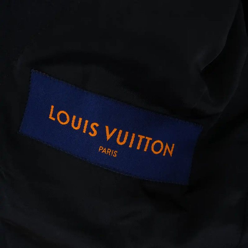 Louis Vuitton Louis Vuitton Black Embroidered Jacket for Men 0089 Size US L / EU 52-54 / 3 - 3 Thumbnail