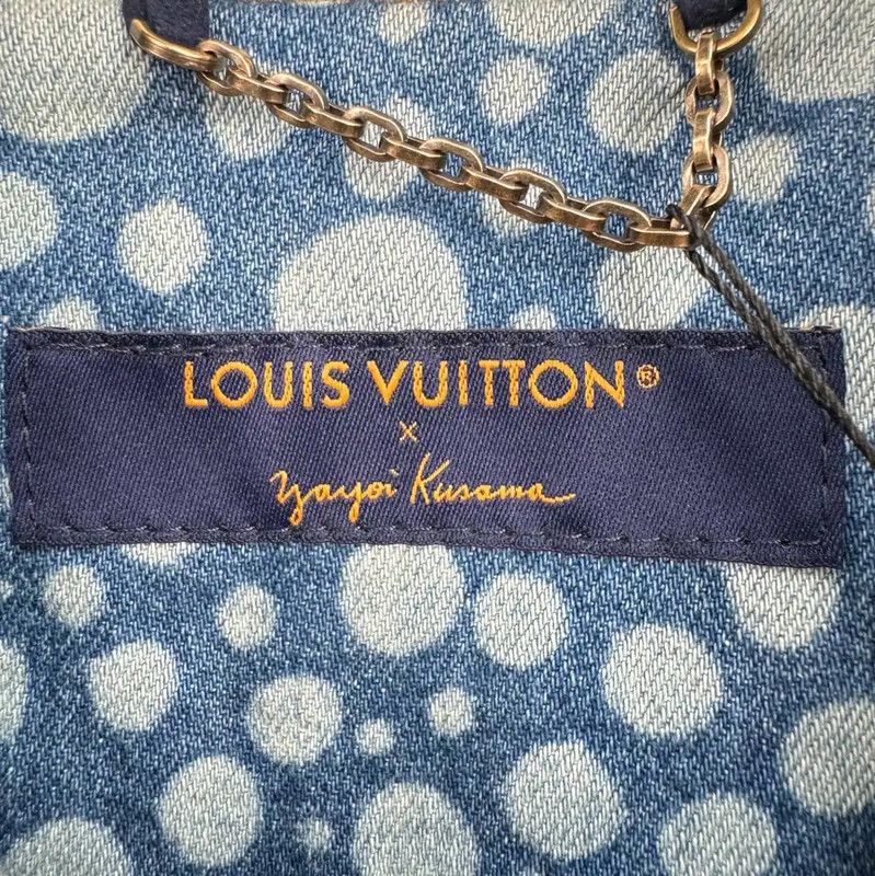 Louis Vuitton Louis Vuitton Men's Summer Blue Polka Dot Shirt 0089 Size US XXL / EU 58 / 5 - 5 Thumbnail