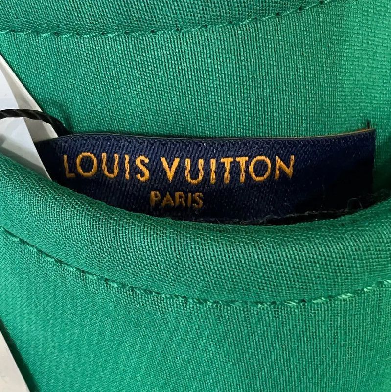 Louis Vuitton Louis Vuitton Summer Green Cotton Skirt 0089 Size 28" / US 6 / IT 42 - 5 Thumbnail