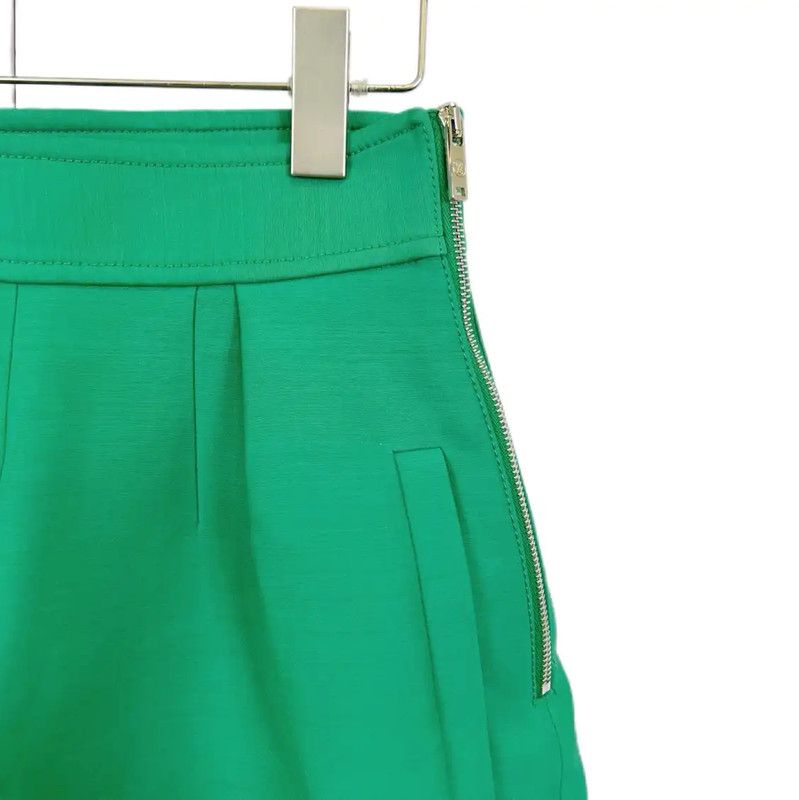 Louis Vuitton Louis Vuitton Summer Green Cotton Skirt 0089 Size 28" / US 6 / IT 42 - 4 Thumbnail