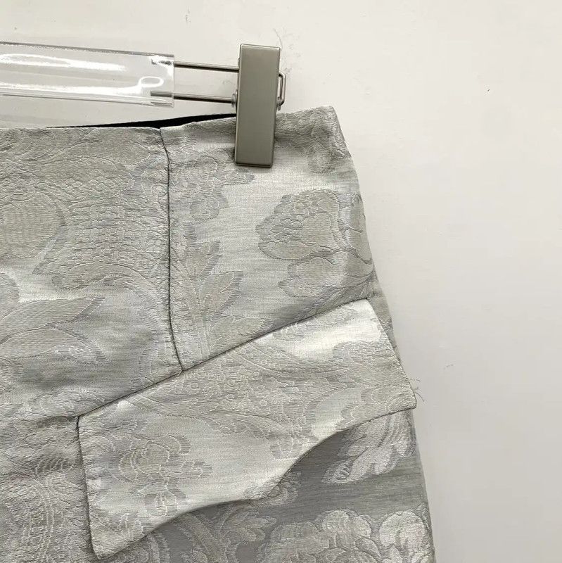 Louis Vuitton Louis Vuitton Silver Women's Skirt 0089 Size 24" / US 00 / IT 34 - 3 Thumbnail