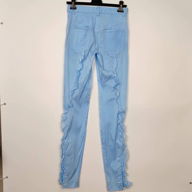 Louis Vuitton Louis Vuitton Blue Polyester Casual Pants 0089 Size 30" / US 8 / IT 44 - 2 Thumbnail