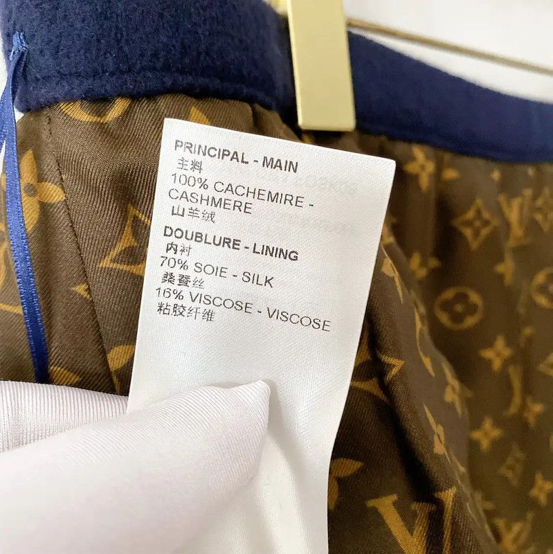 Louis Vuitton Louis Vuitton Deep Blue Cashmere Skirt 0089 Size 32" / US 10 / IT 46 - 10 Thumbnail