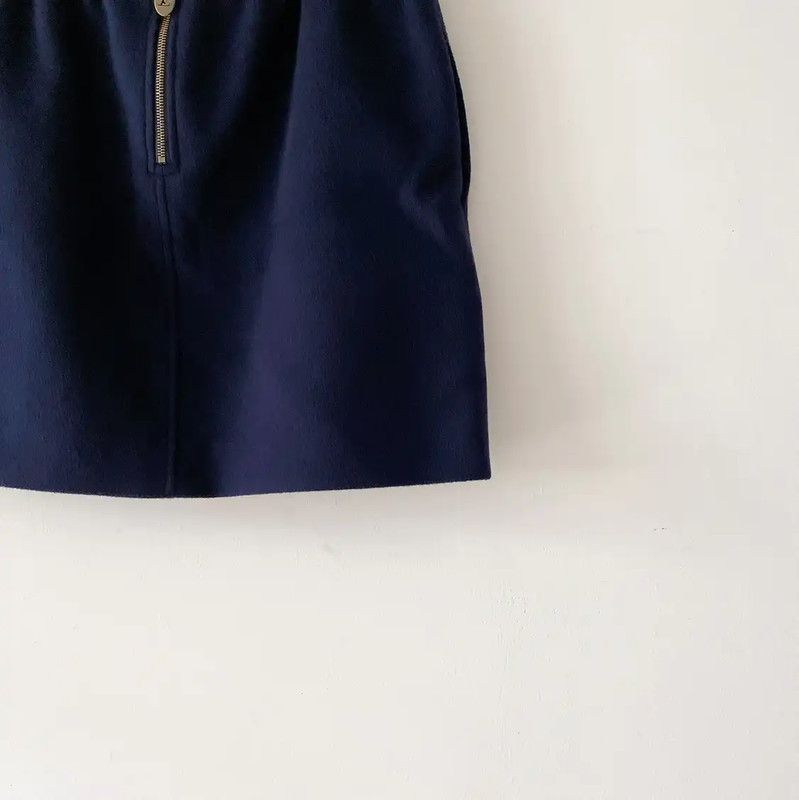 Louis Vuitton Louis Vuitton Deep Blue Cashmere Skirt 0089 Size 32" / US 10 / IT 46 - 7 Thumbnail