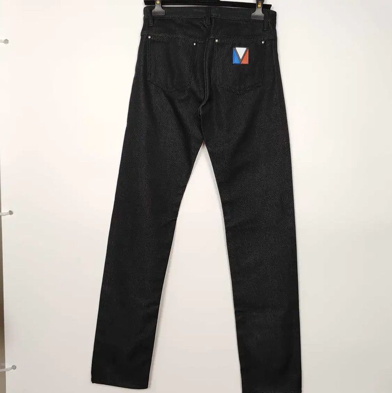 Louis Vuitton Louis Vuitton Black Cotton Women's Jeans 0089 Size 28" / US 6 / IT 42 - 2 Thumbnail