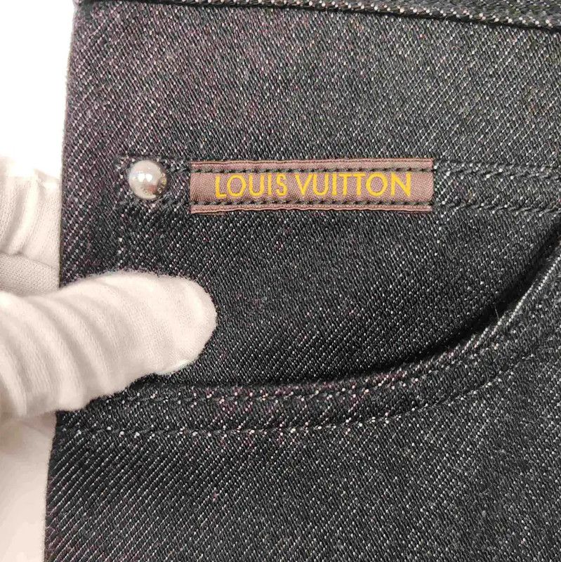 Louis Vuitton Louis Vuitton Black Cotton Women's Jeans 0089 Size 28" / US 6 / IT 42 - 5 Thumbnail