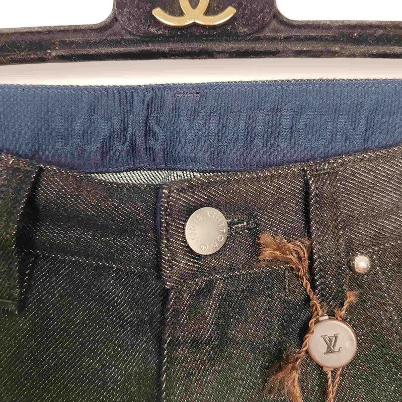Louis Vuitton Louis Vuitton Black Cotton Women's Jeans 0089 Size 28" / US 6 / IT 42 - 6 Thumbnail
