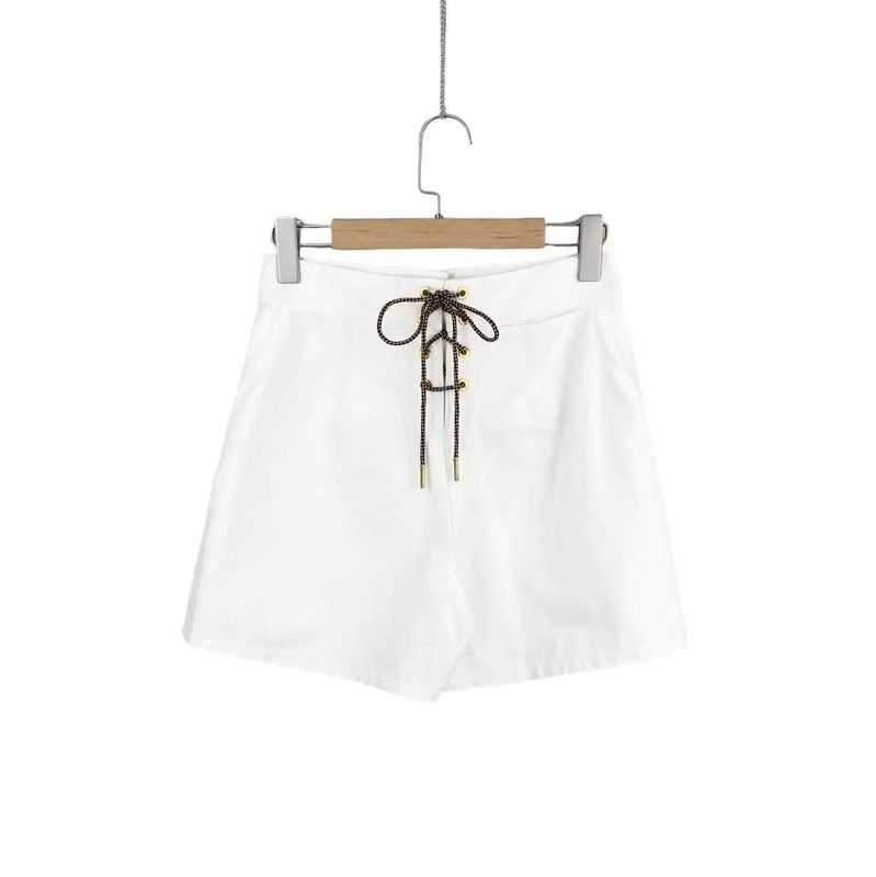 Louis Vuitton Louis Vuitton White Cotton Skirt for Women 0089 Size 28" / US 6 / IT 42 - 2 Thumbnail