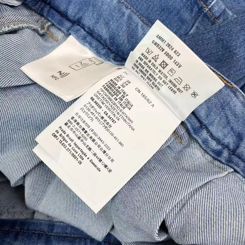 Louis Vuitton Louis Vuitton Blue Lenzing Women's Skirt 0089 Size 28" / US 6 / IT 42 - 4 Thumbnail